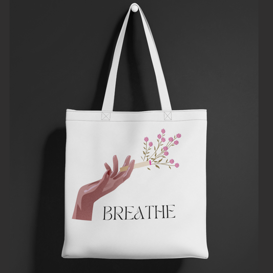 Tote Bag Zipper - Breathe