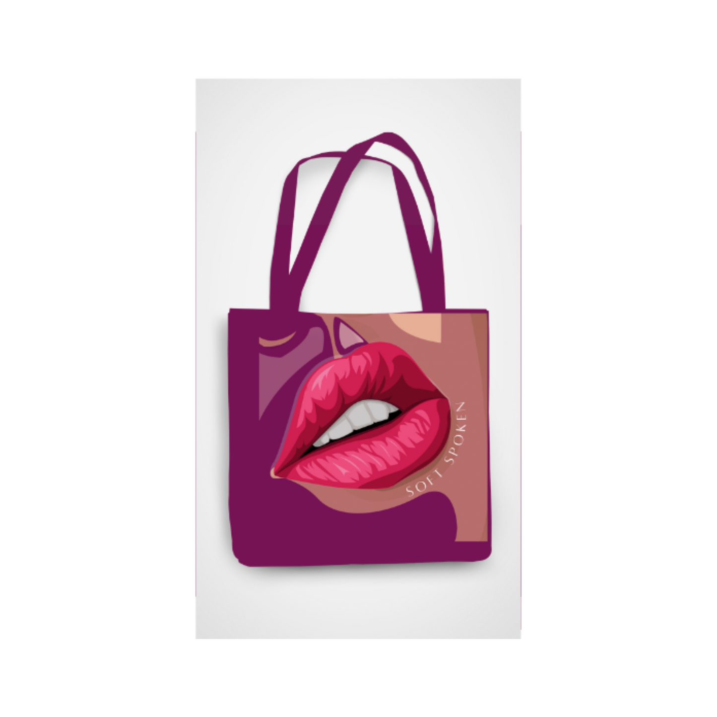 Tote Bag Zipper - Soft Spoken