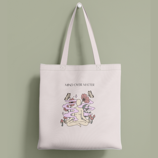 Tote Bag Zipper - Mind Over Matter