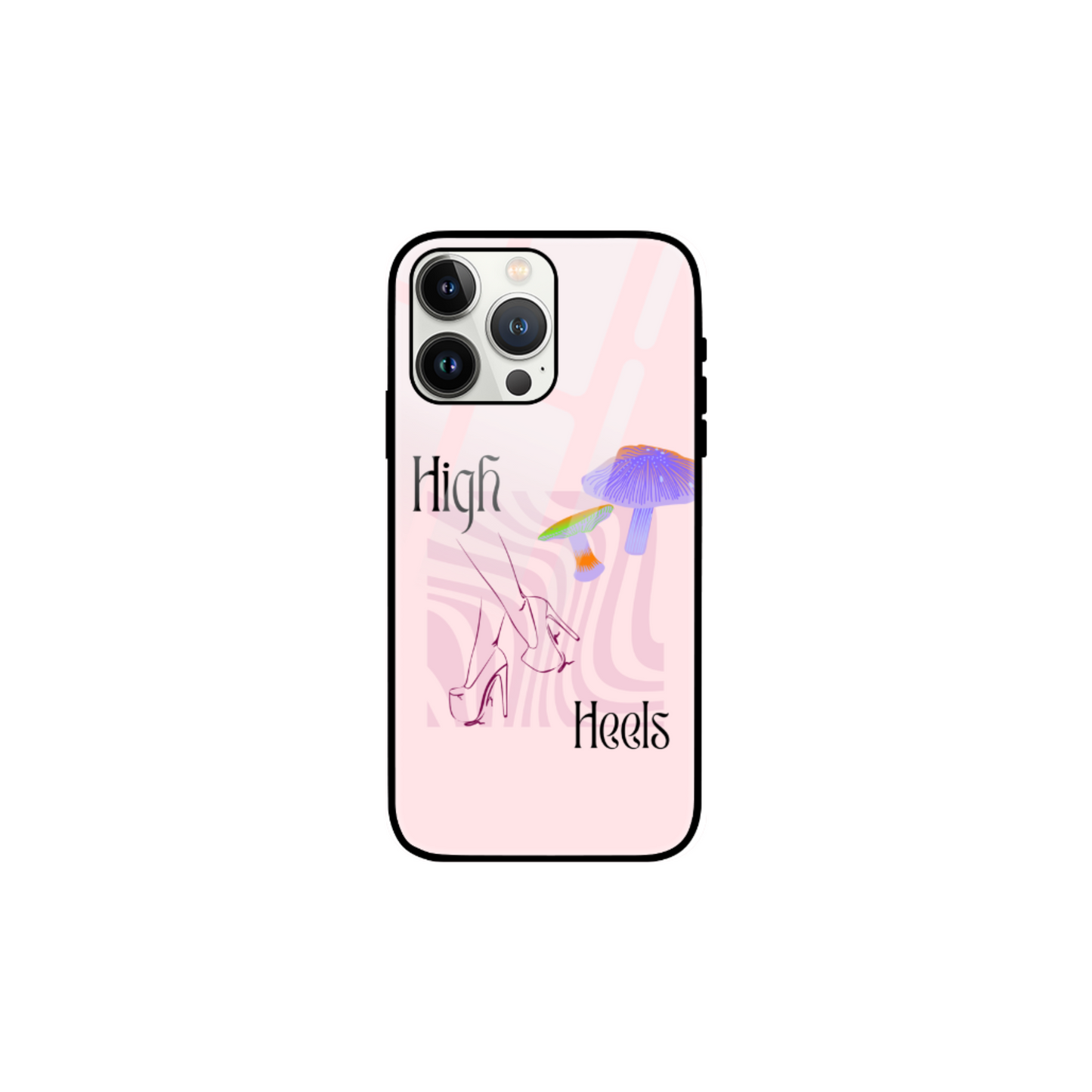 iPhone Glass Case - High Heels