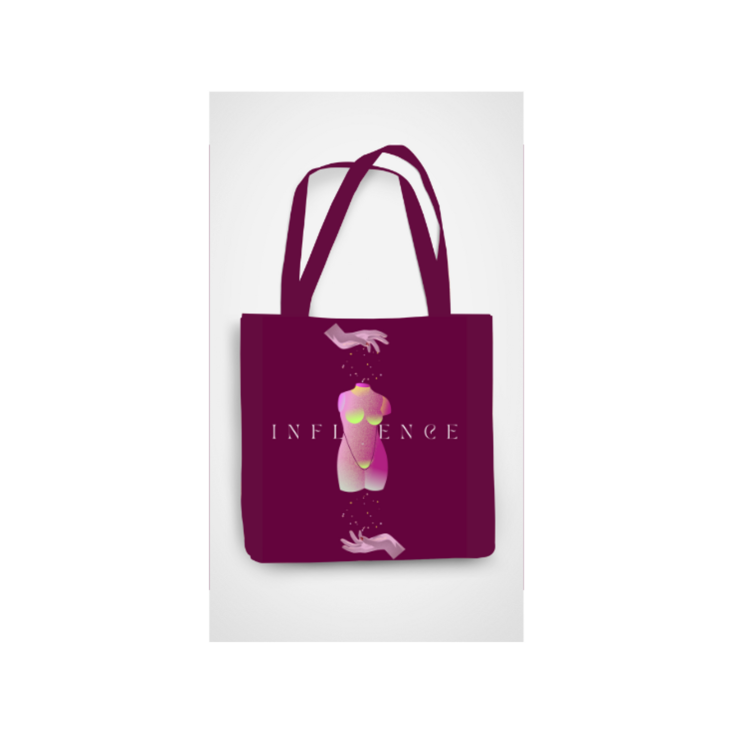 Tote Bag Zipper - Influence