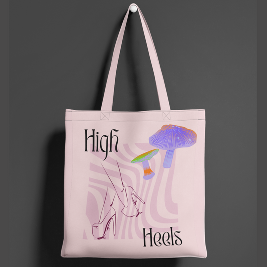 Tote Bag Zipper - High Heels