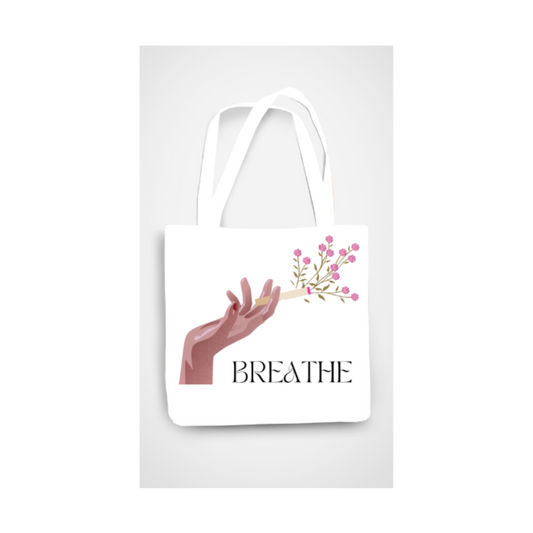 Tote Bag Zipper - Breathe